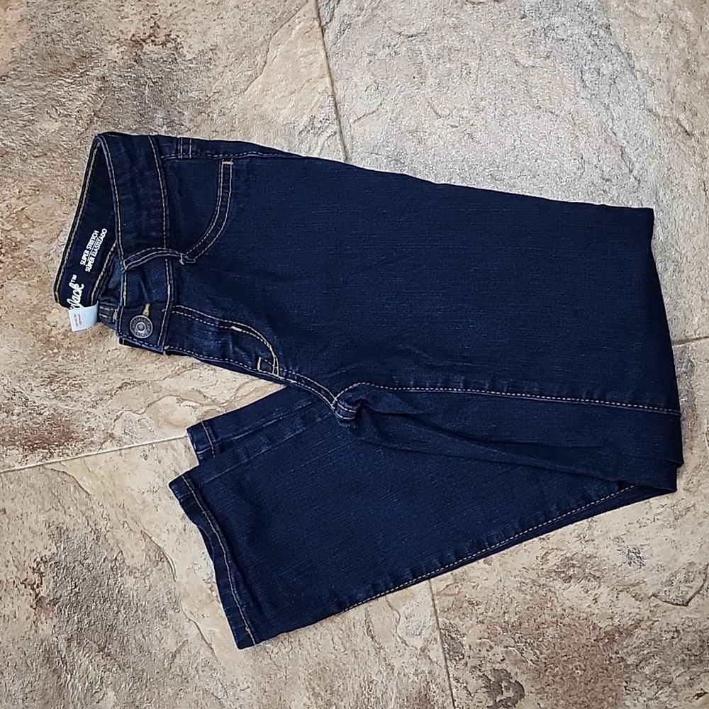 Dark blue jeans